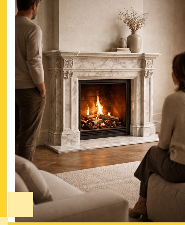 Мраморные камины под ключ в Кимрах от 260975 р. | ЭриданКмы