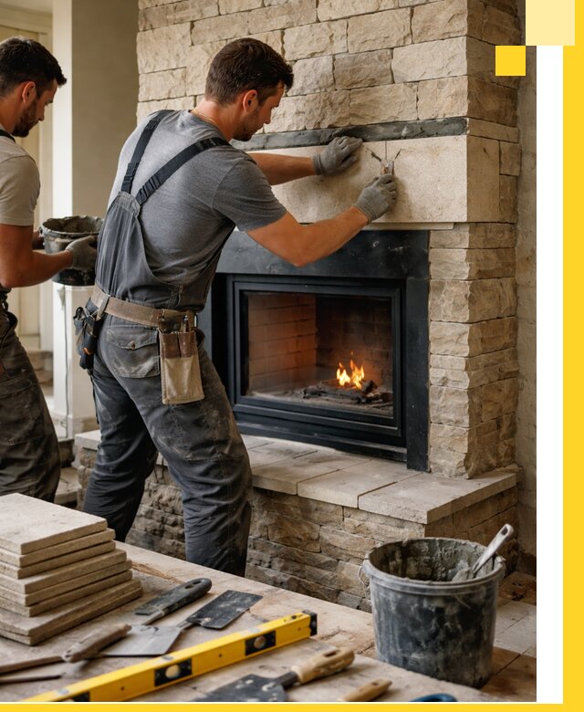 Проектирование и установка открытых каминов в Кимрах