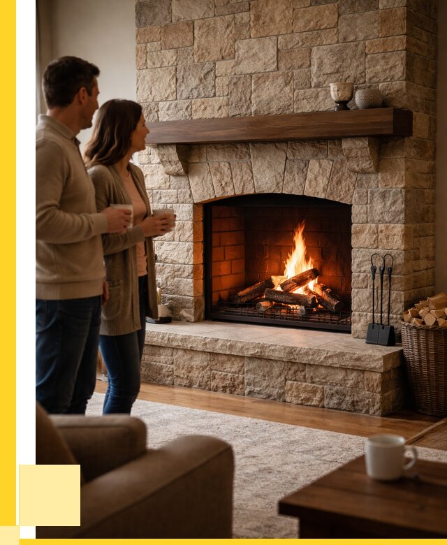 Каменные камины на заказ в Кимрах от 187902 р. | ЭриданКмы