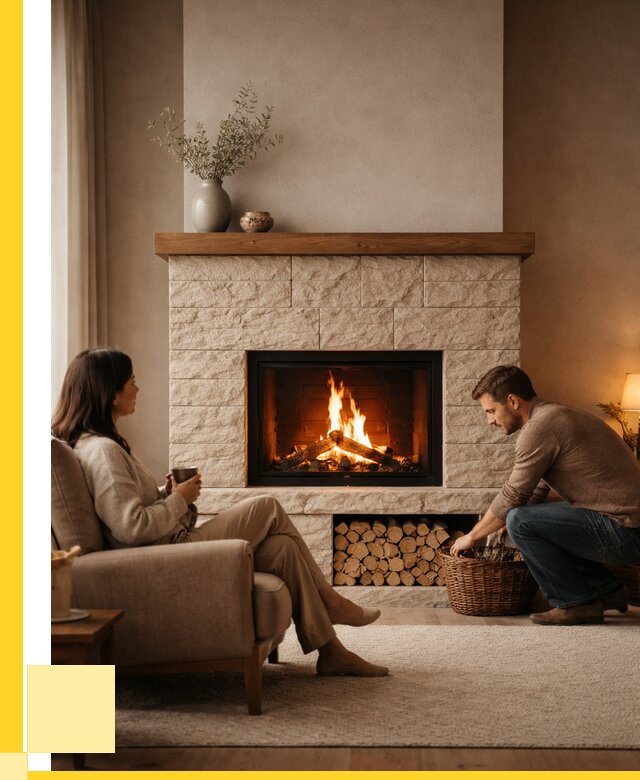 Камины для дома в Кимрах под ключ от 156585 р. | ЭриданКмы