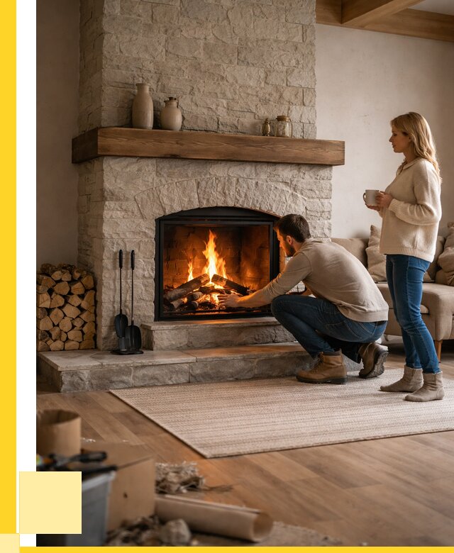 Камины для загородного дома в Кимрах от 365365 р., ЭриданКмы