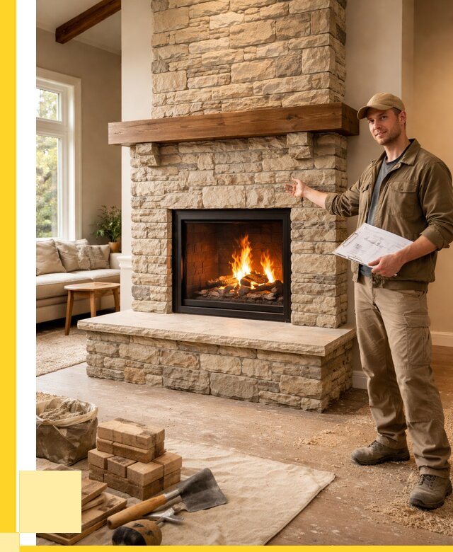 Камины под ключ в Кимрах от 187902 р. | ЭриданКмы — установка