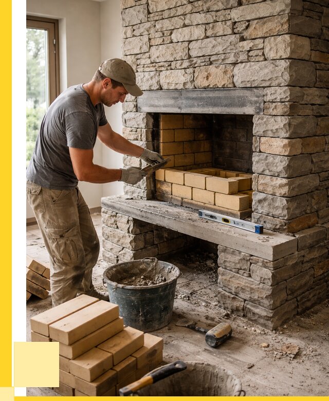 Кладка каминов и камина в Кимрах от 26098 р. ЭриданКмы