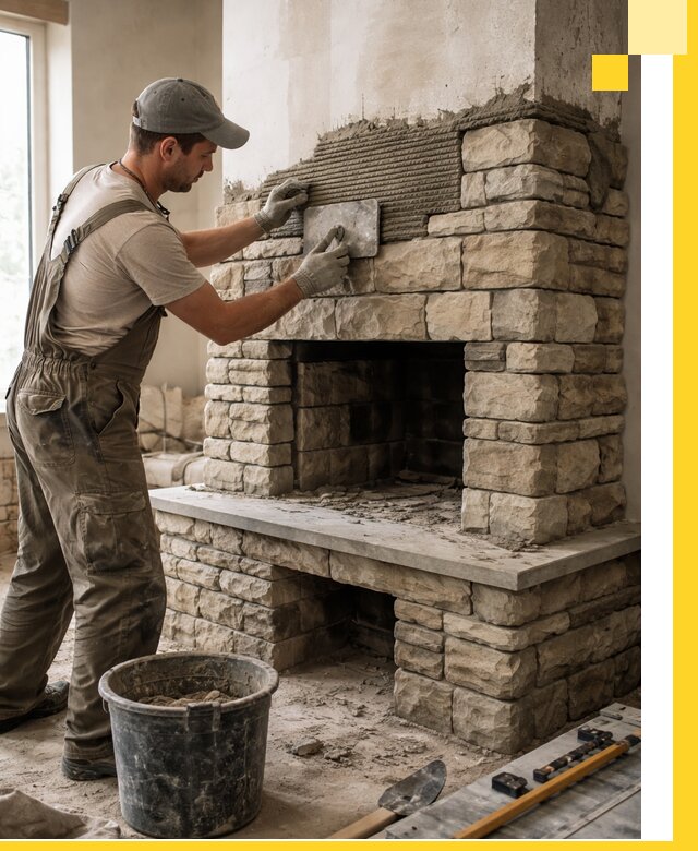 Строительство каминов под ключ в Кимрах от проектирования до монтажа