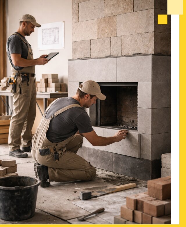 Индивидуальные проекты каминов и каминных систем в Кимрах