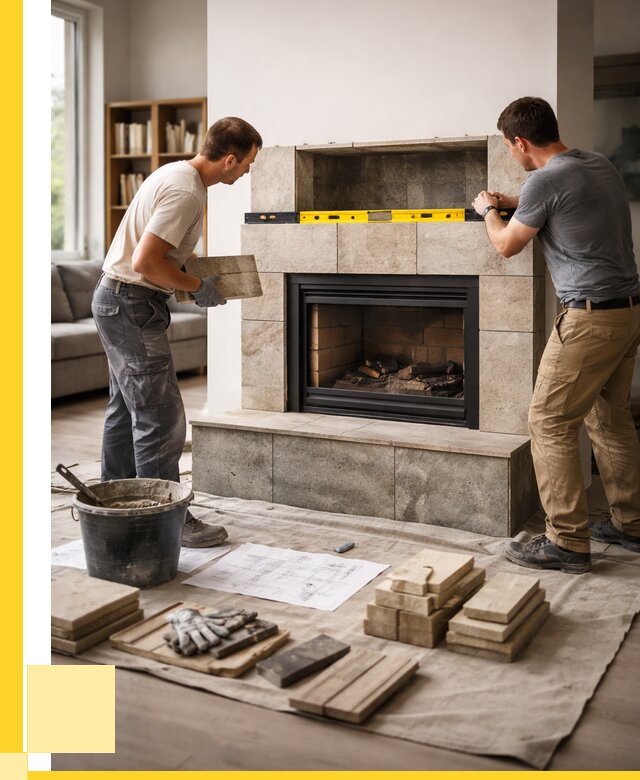 Монтаж каминов и установка в Кимрах от 46976 р. | ЭриданКмы