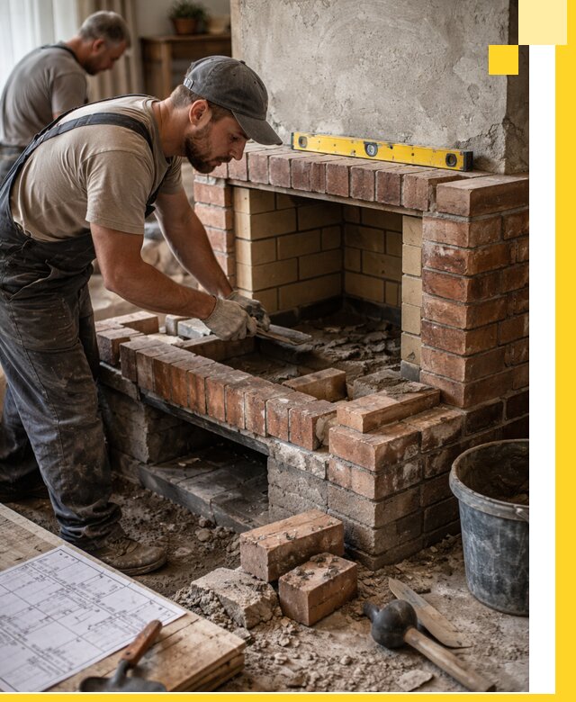 Изготовление и установка каминопечей под ключ в Кимрах