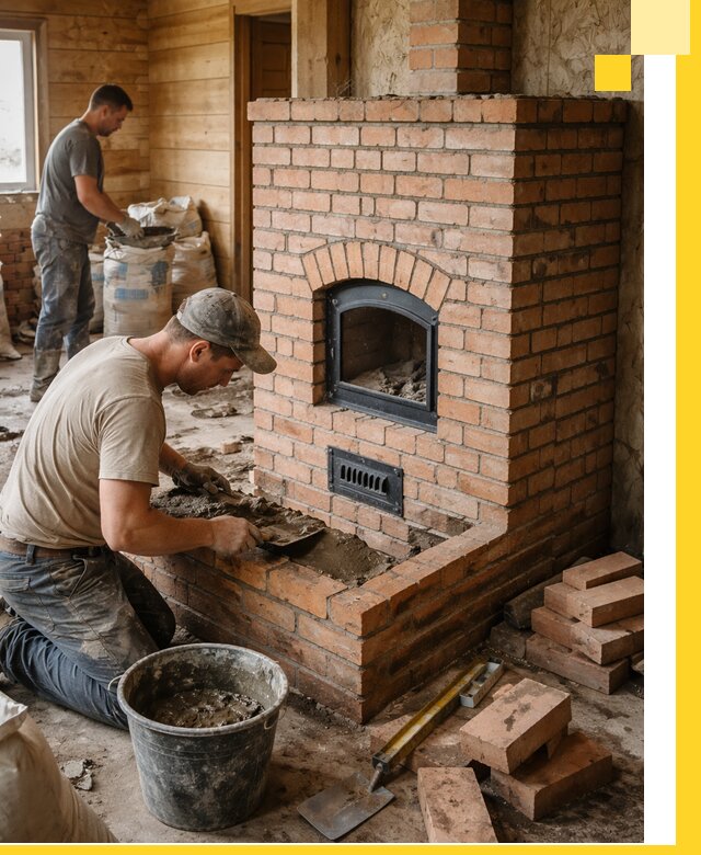 Профессиональное строительство печей в Кимрах под ключ