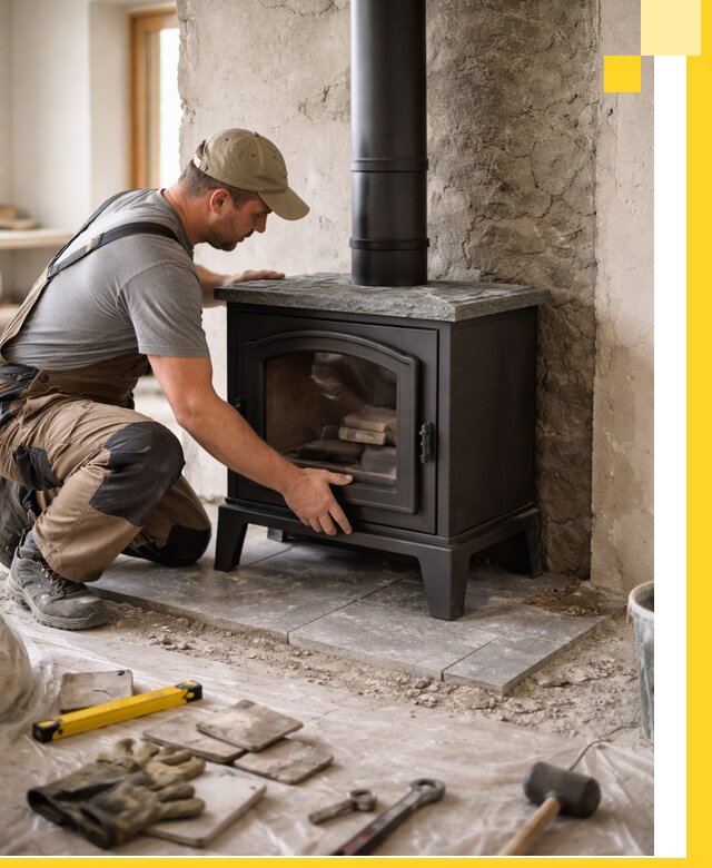 Профессиональный монтаж печей и каминов в Кимрах под ключ