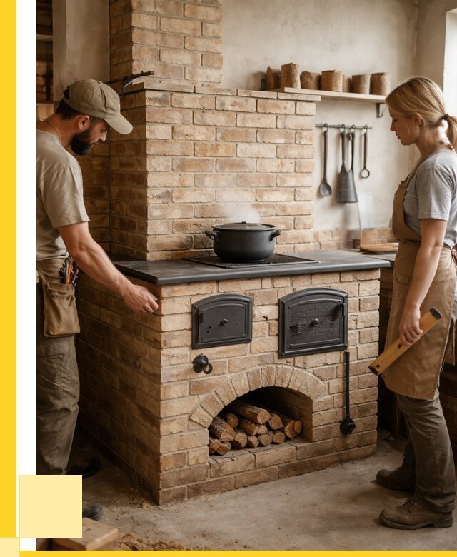 Варочно отопительные печи в Кимрах от 93951 р. | ЭриданКмы