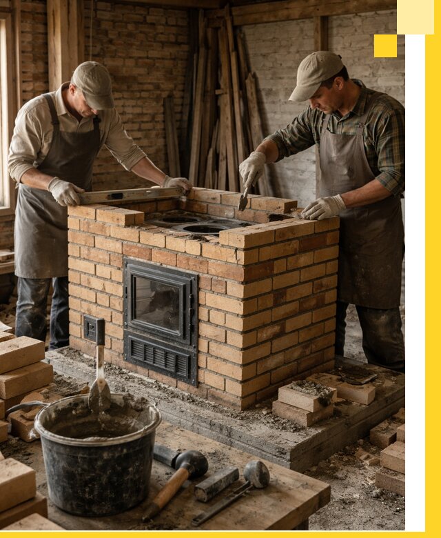 Изготовление и установка варочных печей под ключ в Кимрах