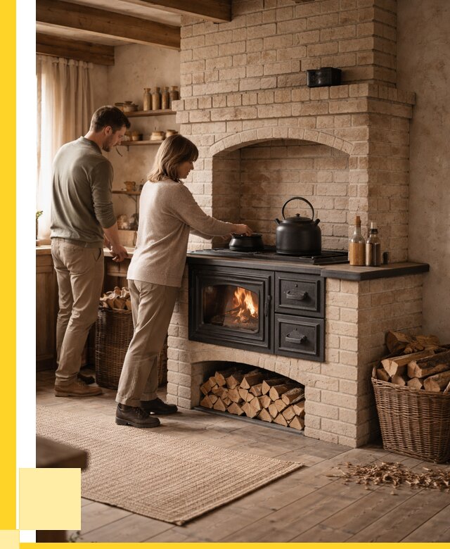 Печи с плитой в Кимрах от 46976 р. | ЭриданКмы — кирпичная печь