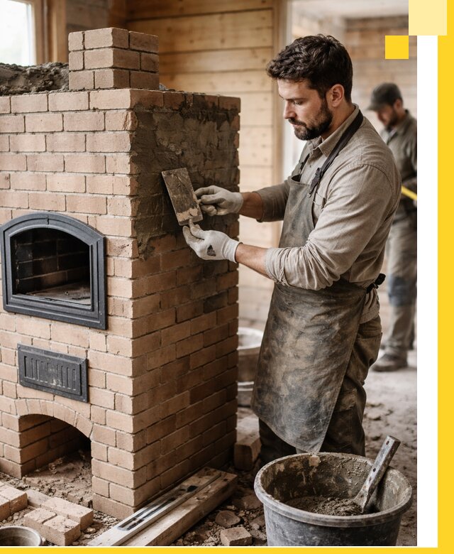 Изготовление и установка печей-шведок под ключ в Кимрах