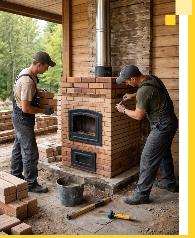 Производство и установка дачных печей под ключ в Кимрах