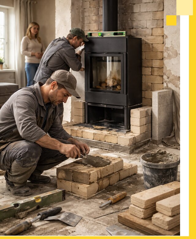 Печи и камины под ключ: проект, установка в Кимрах