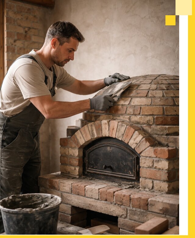 Изготовление и монтаж помпейских печей на заказ в Кимрах