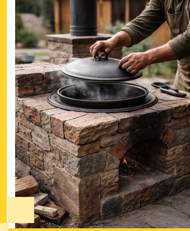 Печи для казана в Кимрах по цене от 18790 р. | ЭриданКмы