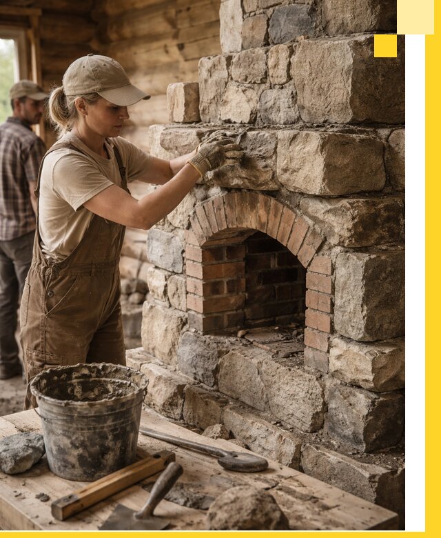 Каменные печи на заказ и монтаж в Кимрах, долговечные решения