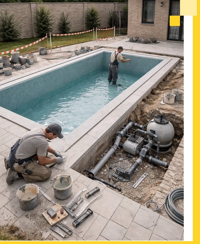 Строительство бассейнов под ключ в Кимрах: проекты и монтаж