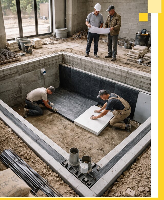 Проекты частных и общественных бассейнов под ключ в Кимрах