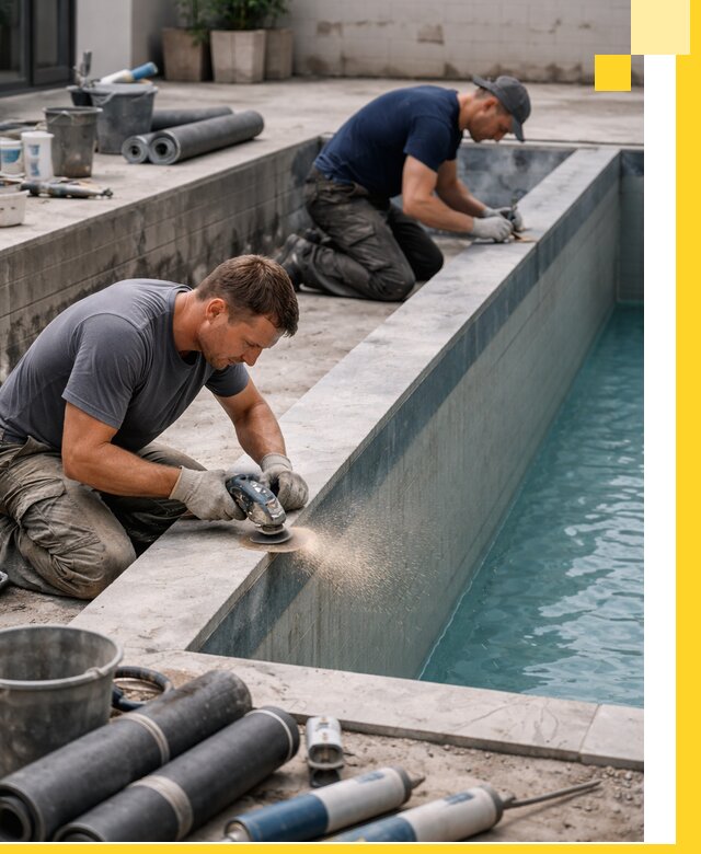 Профессиональный ремонт бассейнов под ключ в Кимрах