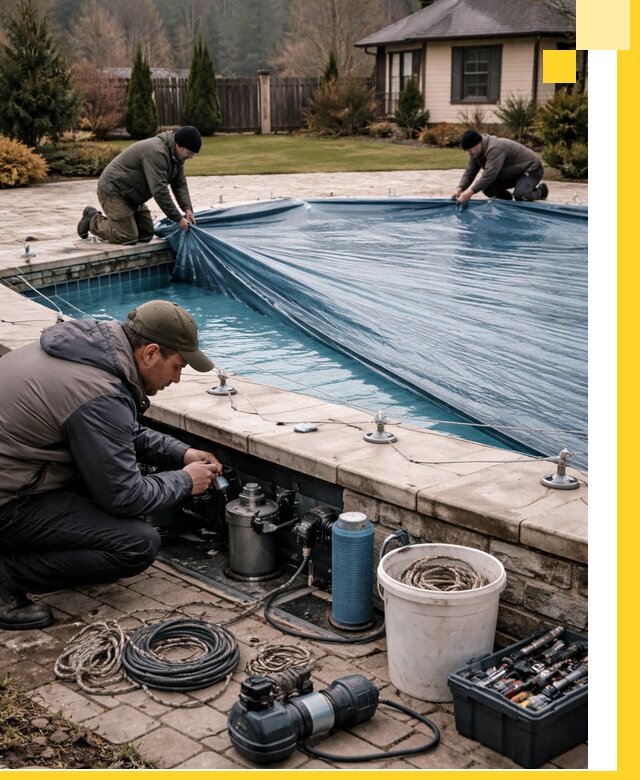 Консервация бассейнов в Кимрах: подготовка к длительному хранению