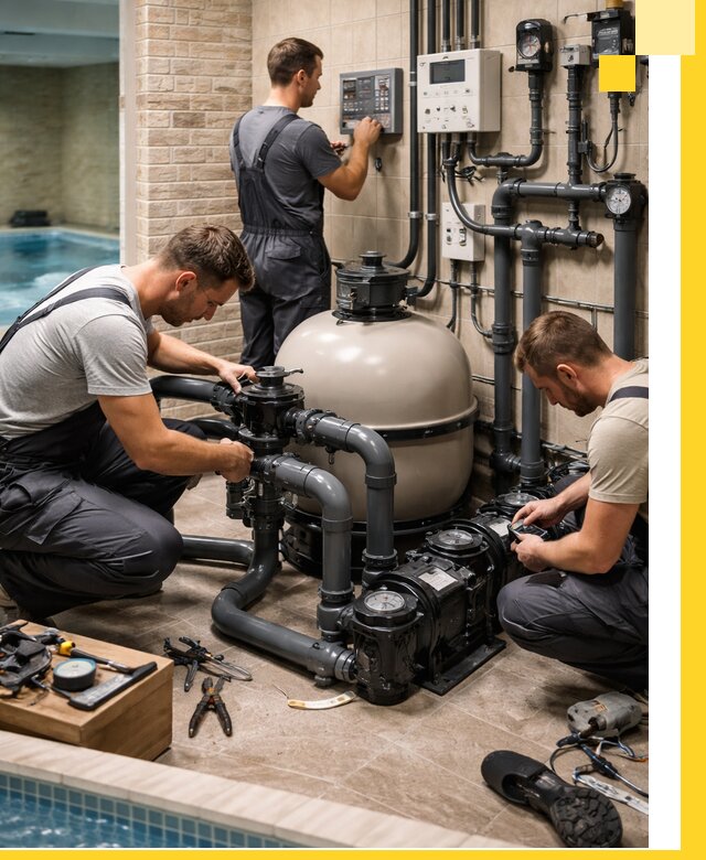 Комплексное оборудование для бассейнов под ключ в Кимрах