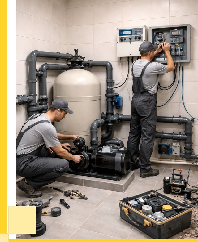 Монтаж оборудования для бассейнов в Кимрах от 41756 р. | ЭриданКмы