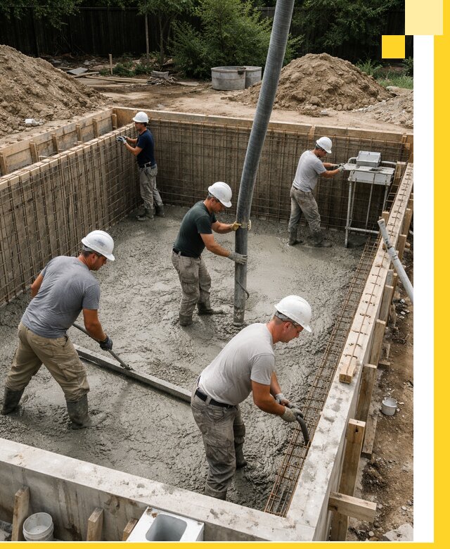 Строительство бетонных бассейнов под ключ в Кимрах