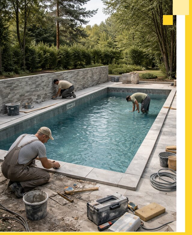 Проектирование и строительство частных бассейнов в Кимрах