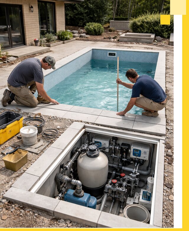 Строительство качественных домашних бассейнов под ключ в Кимрах