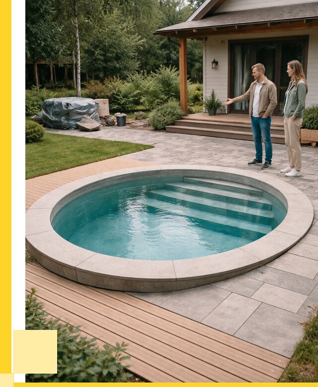 Бассейн на даче под ключ в Кимрах от 208780 р., ЭриданКмы