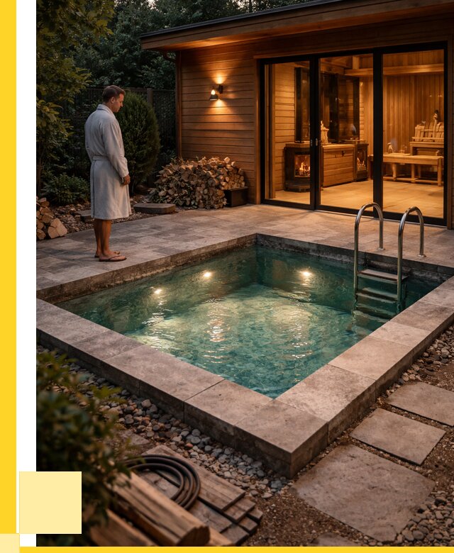 Бани с бассейном под ключ в Кимрах от 99171 р. | ЭриданКмы