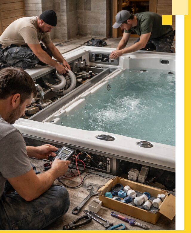 Гидромассажные бассейны под ключ в Кимрах, дизайн и монтаж