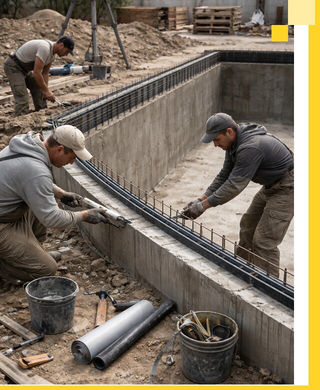 Качественный монтаж чаши бассейна в Кимрах под ключ с гарантией