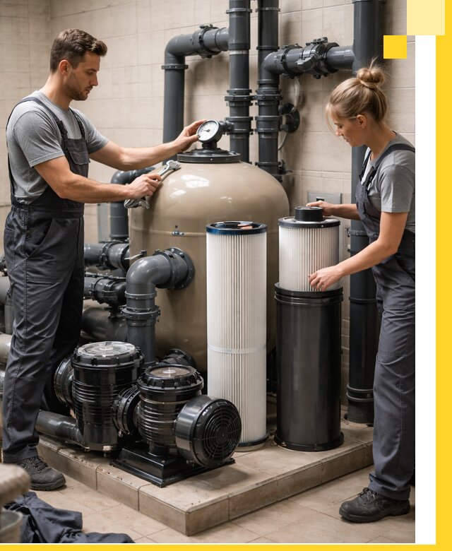 Фильтры и системы фильтрации для бассейнов в Кимрах