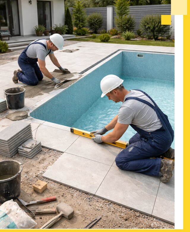 Строительство и монтаж плавательных бассейнов под ключ в Кимрах