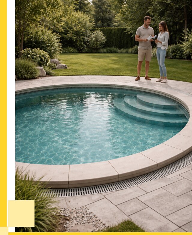 Круглые каркасные бассейны купить в Кимрах от 260975 р. | ЭриданКмы