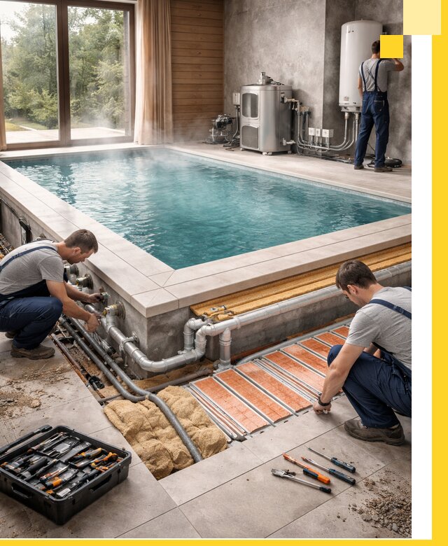 Проектирование и строительство тёплых бассейнов в Кимрах