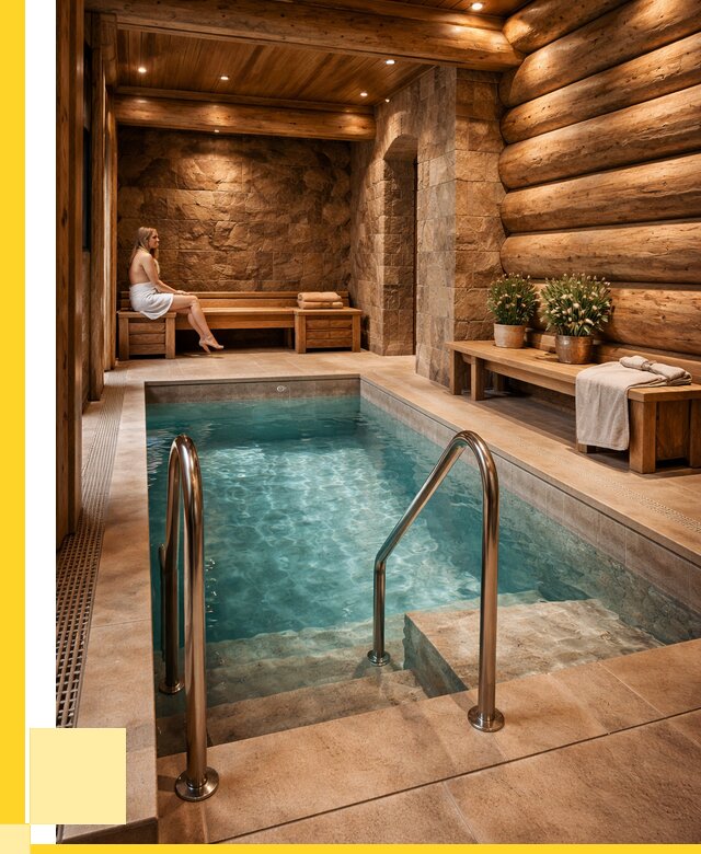 Аренда бани с бассейном в Кимрах от 1565850 р. | ЭриданКмы