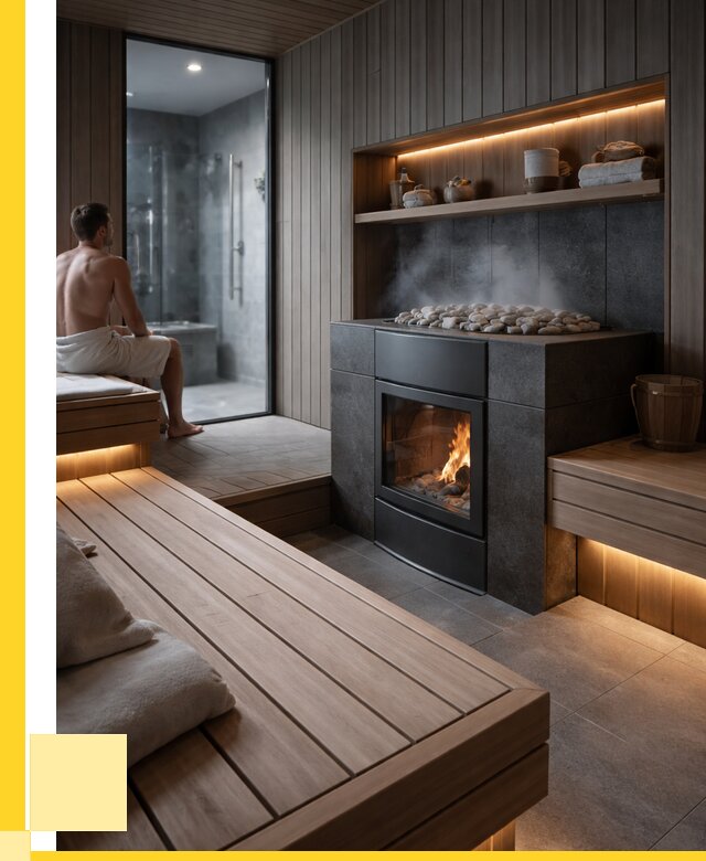 Проект сауны в частном доме в Кимрах от 36537 р. | ЭриданКмы