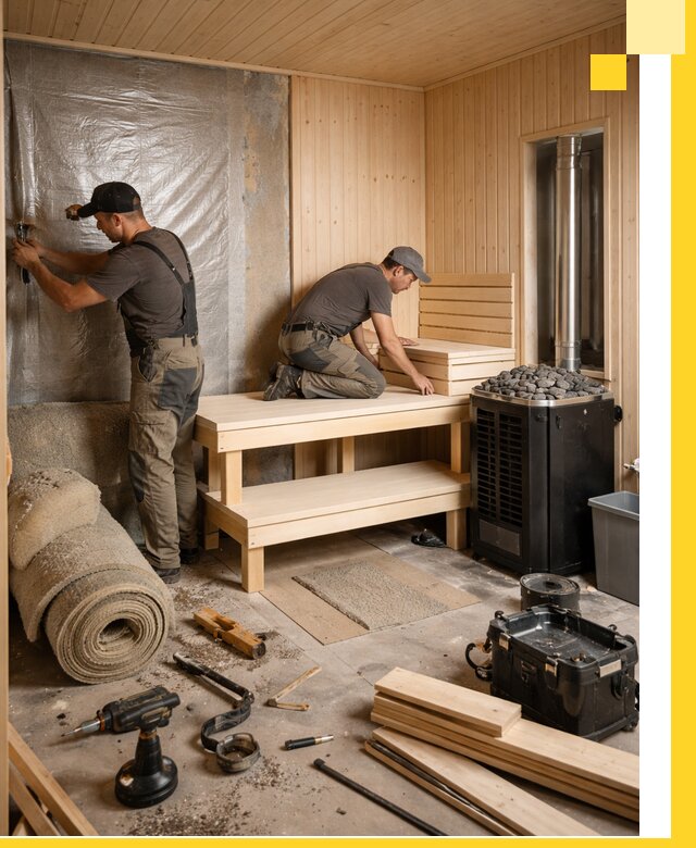 Проекты саун под ключ в Кимрах дизайн и строительство