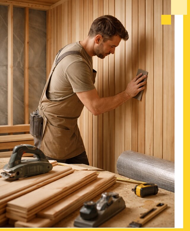 Профессиональная отделка саун и парных под ключ в Кимрах