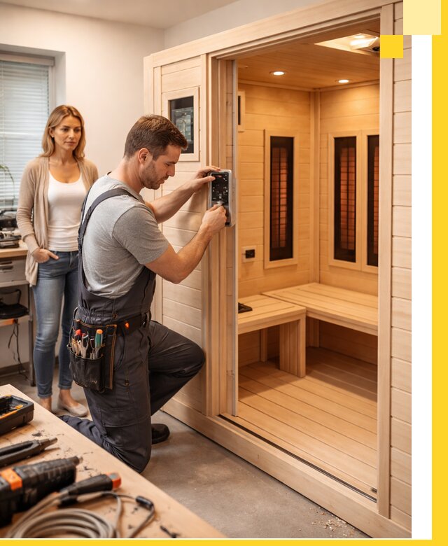 Инфракрасные сауны под ключ в Кимрах продажа и установка