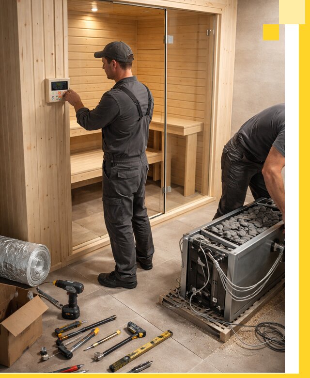 Поставка, установка и монтаж электрических саун в Кимрах