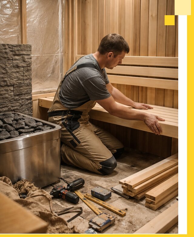 Сауны для дома под ключ с проектированием и монтажом в Кимрах