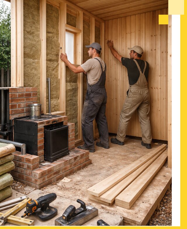 Строительство и установка дачных саун под ключ в Кимрах