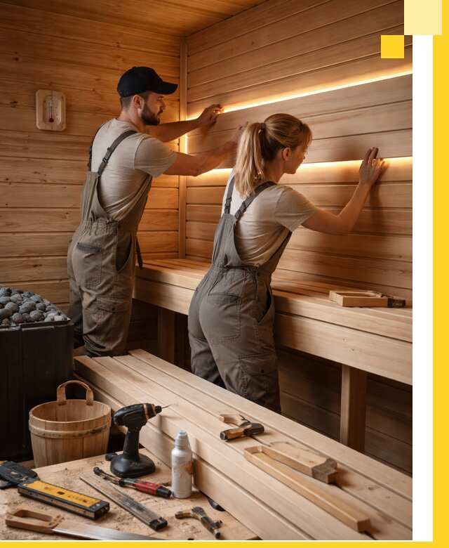 Дизайн саун и бань под ключ с индивидуальным проектом в Кимрах