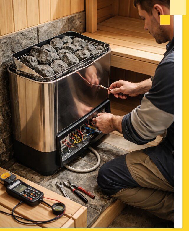 Продажа и установка электрокаменок для саун в Кимрах