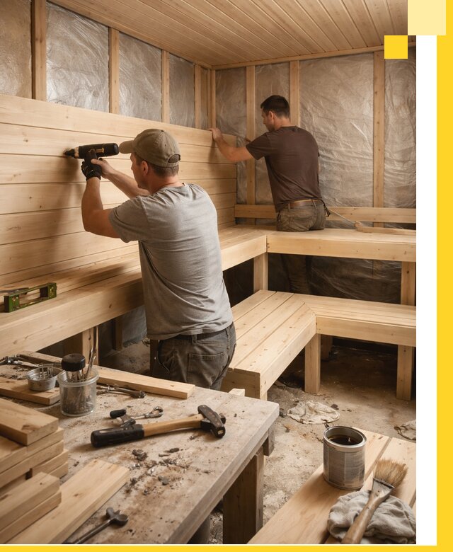 Профессиональная отделка бань и саун под ключ в Кимрах